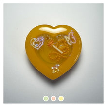 Load image into Gallery viewer, Yellow Heart Shaker Phone Stand