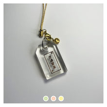 Load image into Gallery viewer, Transparent "Traffic Safety" Phone Strap