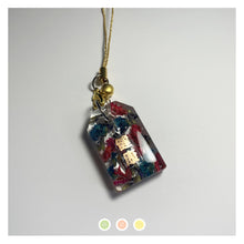 Load image into Gallery viewer, Dried Flowers "Good Health" Phone Strap