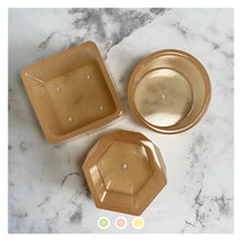 Load image into Gallery viewer, Orange Planters Set