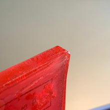 Load image into Gallery viewer, Red/Gold Flake "Pet Safety" Medium Omamori