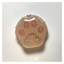 Load image into Gallery viewer, Pink Paw Liquid Shaker Phone Stand