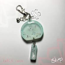 Load image into Gallery viewer, Blue Sparkle Mini Liquid Shaker Furin