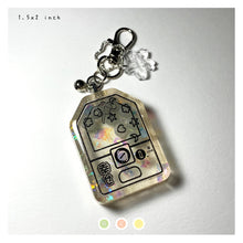 Load image into Gallery viewer, Iridescent Gatchamori "Happiness" Omamori Shaker (Glow in the dark)