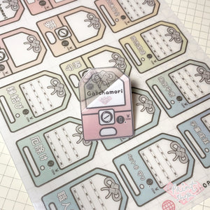 Gatchamori Sticker Sheet ( B - Grade )