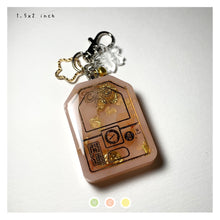 Load image into Gallery viewer, Pink/Gold Flake Gatchamori &quot;Luck Boosting&quot; Liquid Omamori Shaker
